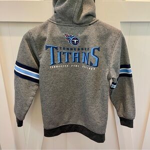Tennessee Titans Kids Gray Zip up Hoodie size 14-16